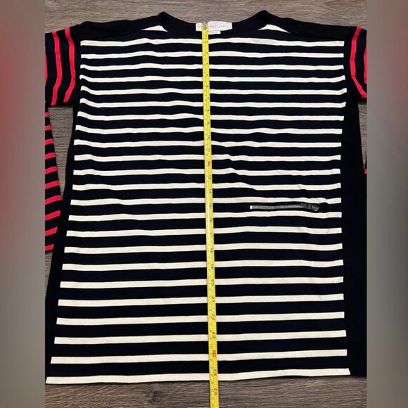 Stella McCartney Striped Long Sleeved T-Shirt Red Black Made in Italy Size 42 - Picture 11 of 13
